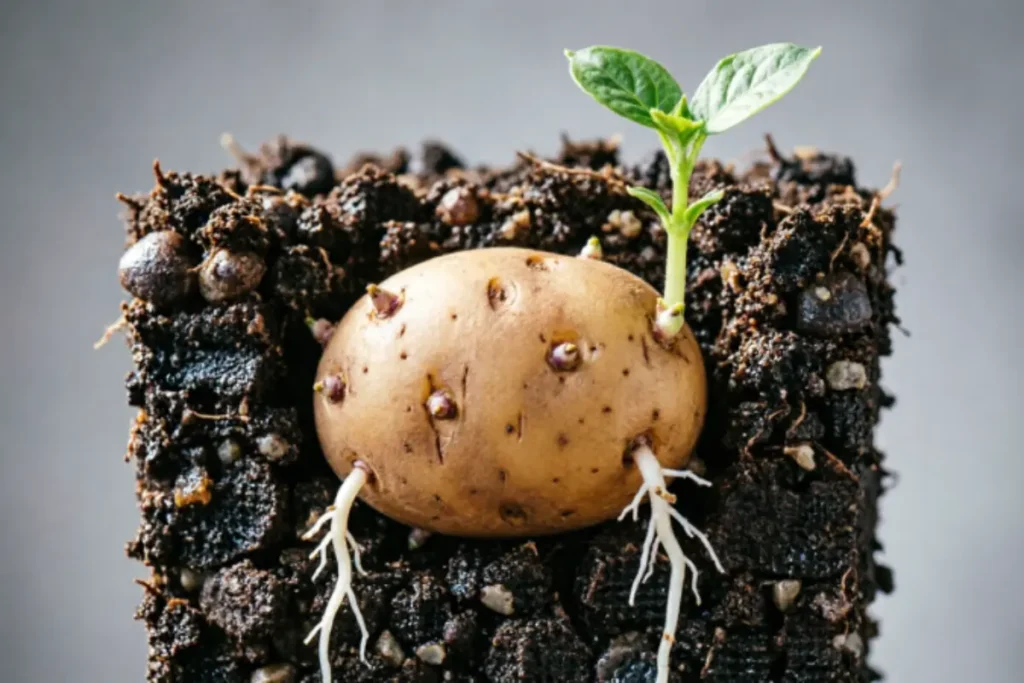 Potato seed depth
