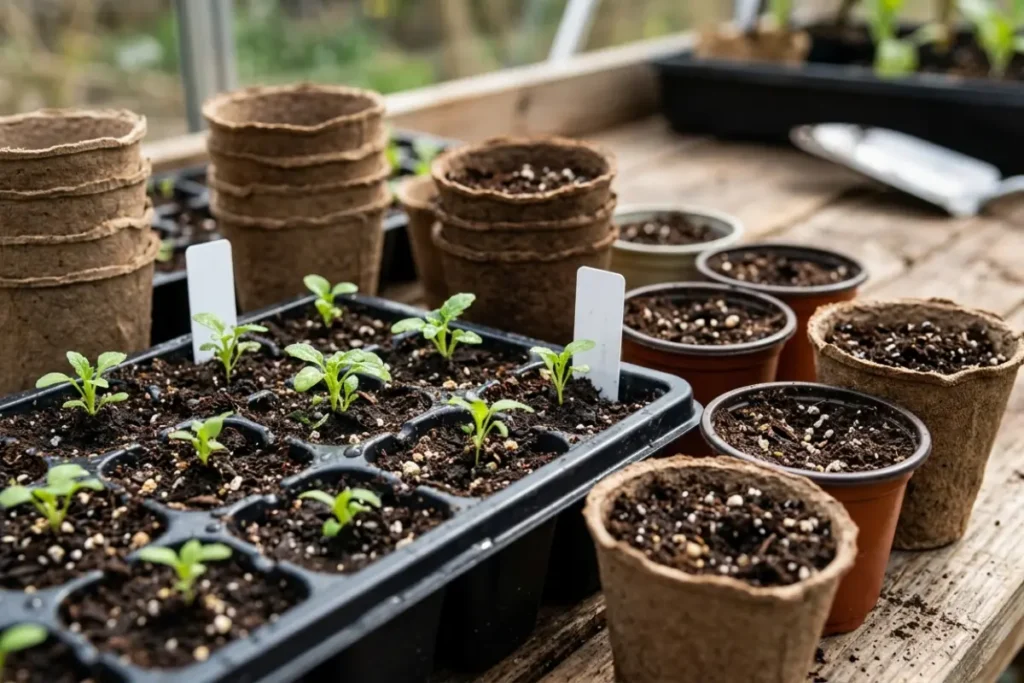 Seed Trays, Small Pots, or Containers