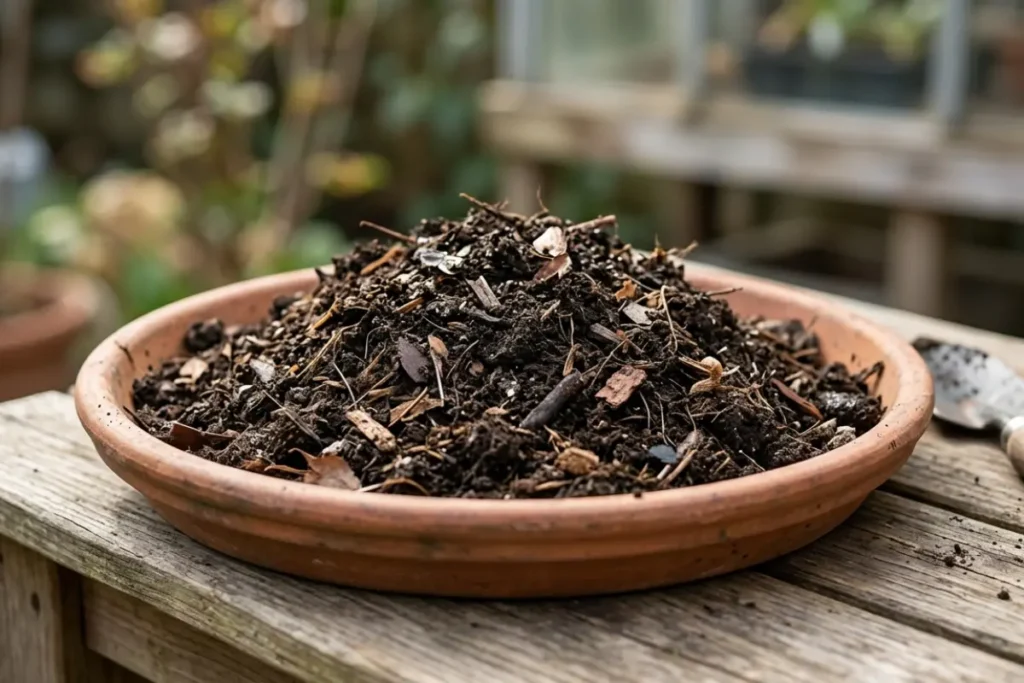 Soil With Compost and Organic Matter