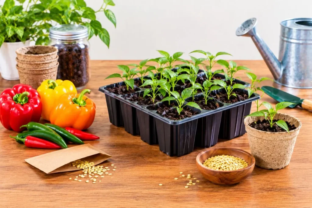 Start Pepper Seeds Indoors