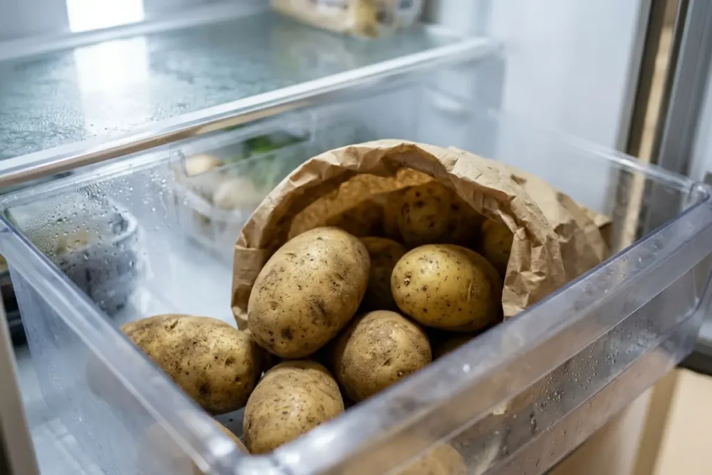 Store Potatoes in the Refrigerator