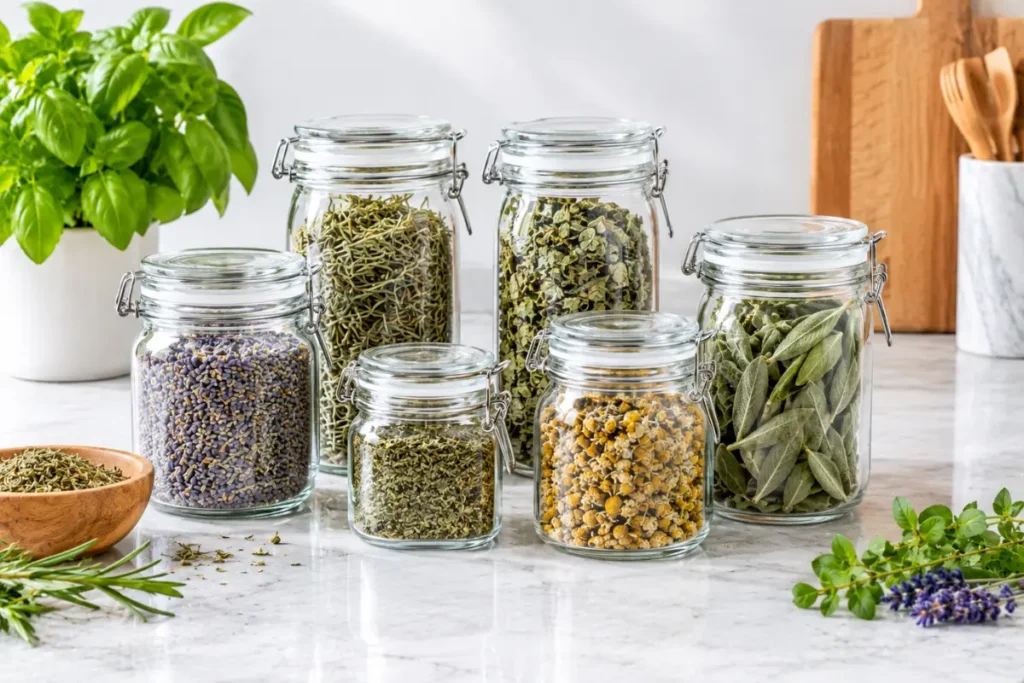 Use Airtight Containers for Suitable Herbs